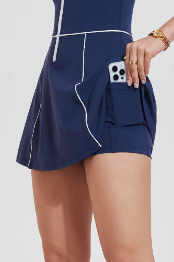 SVL Gloria Dress - Navy