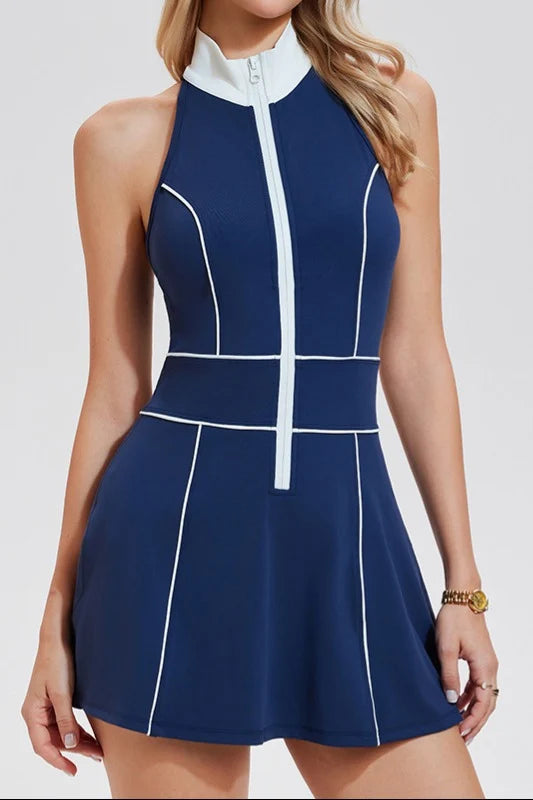 SVL Gloria Dress - Navy