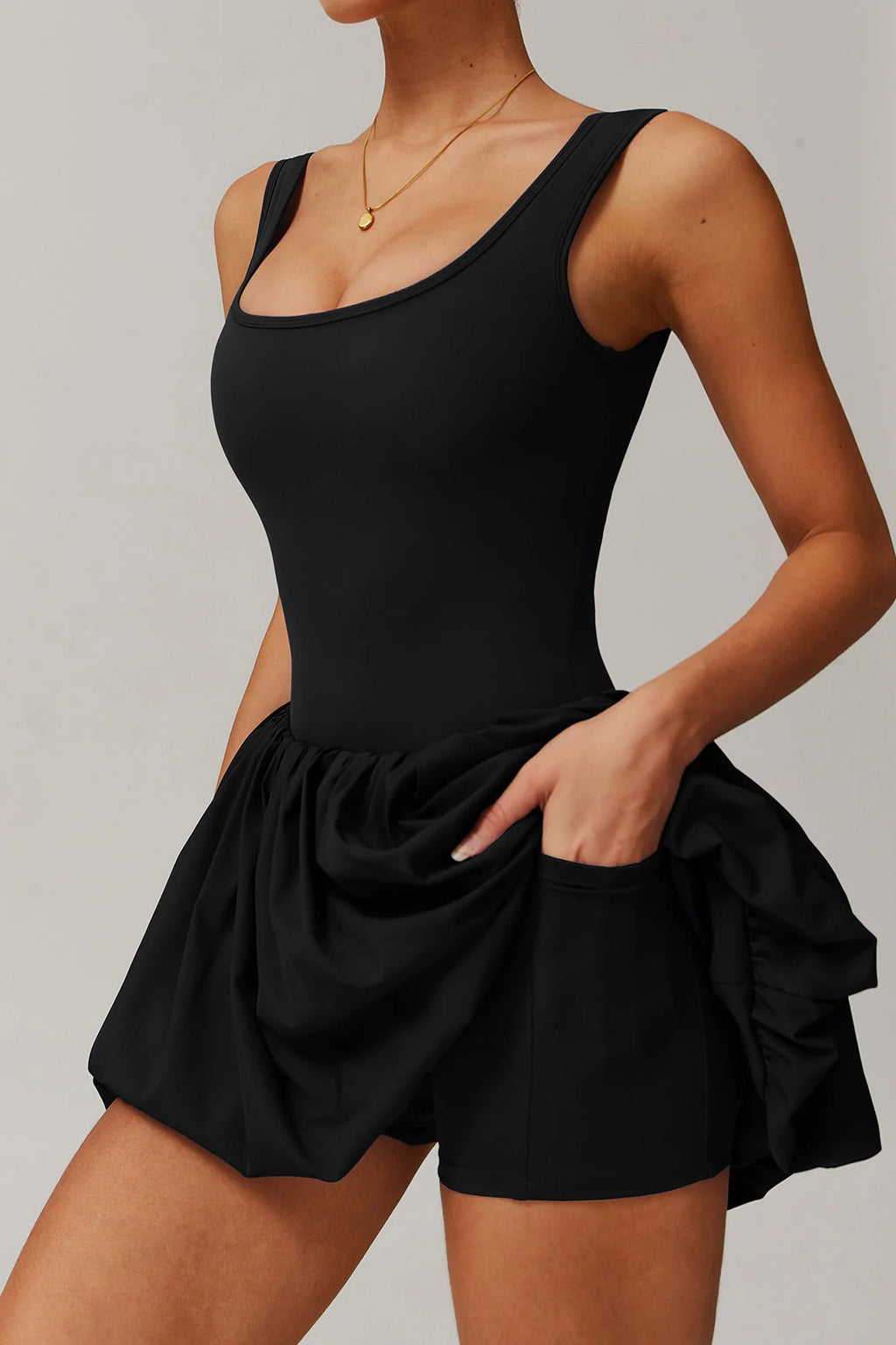 SVL Bubble Belle Dress - Black