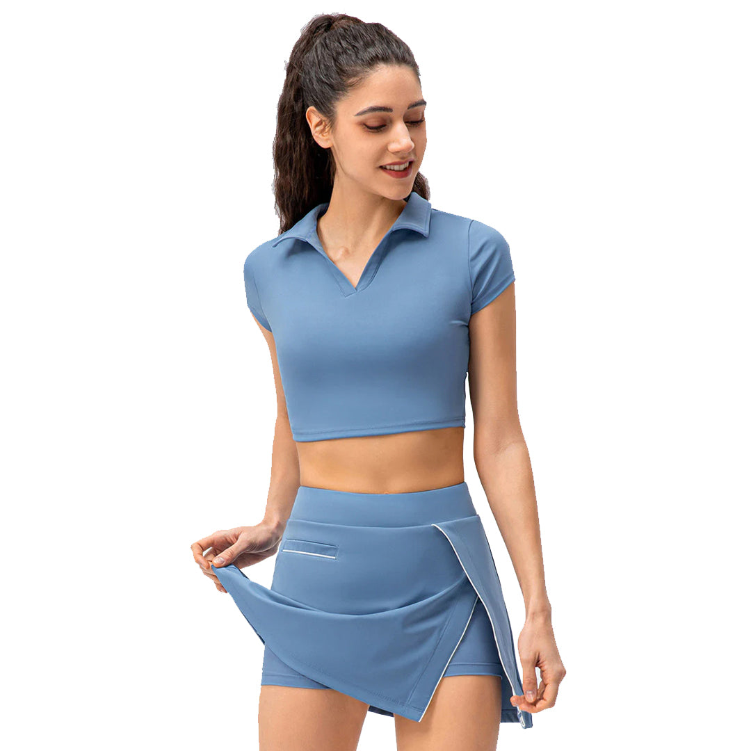 SVL Court Confidence Top - Serene Blue