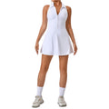 SVL Zesty Zipper Dress - White