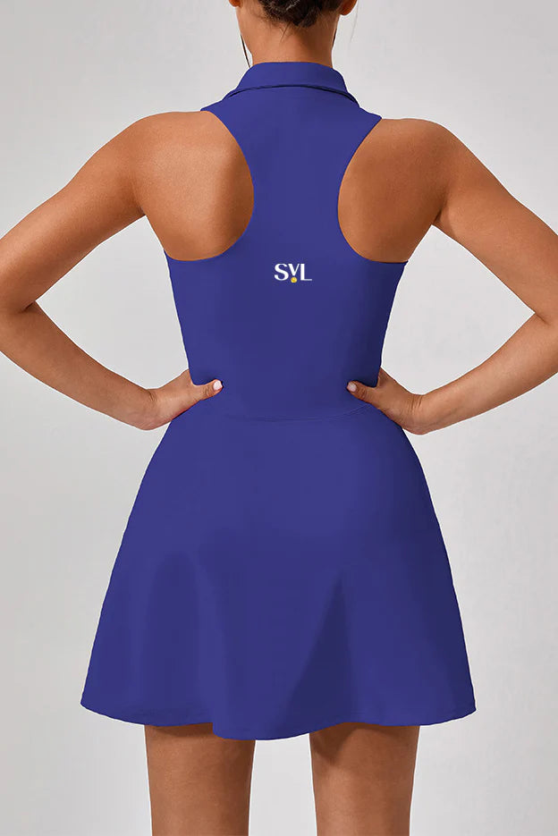 SVL Zesty Zipper Dress - Royal Blue