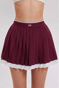 SVL Cristina Set Skirt - Burgundy