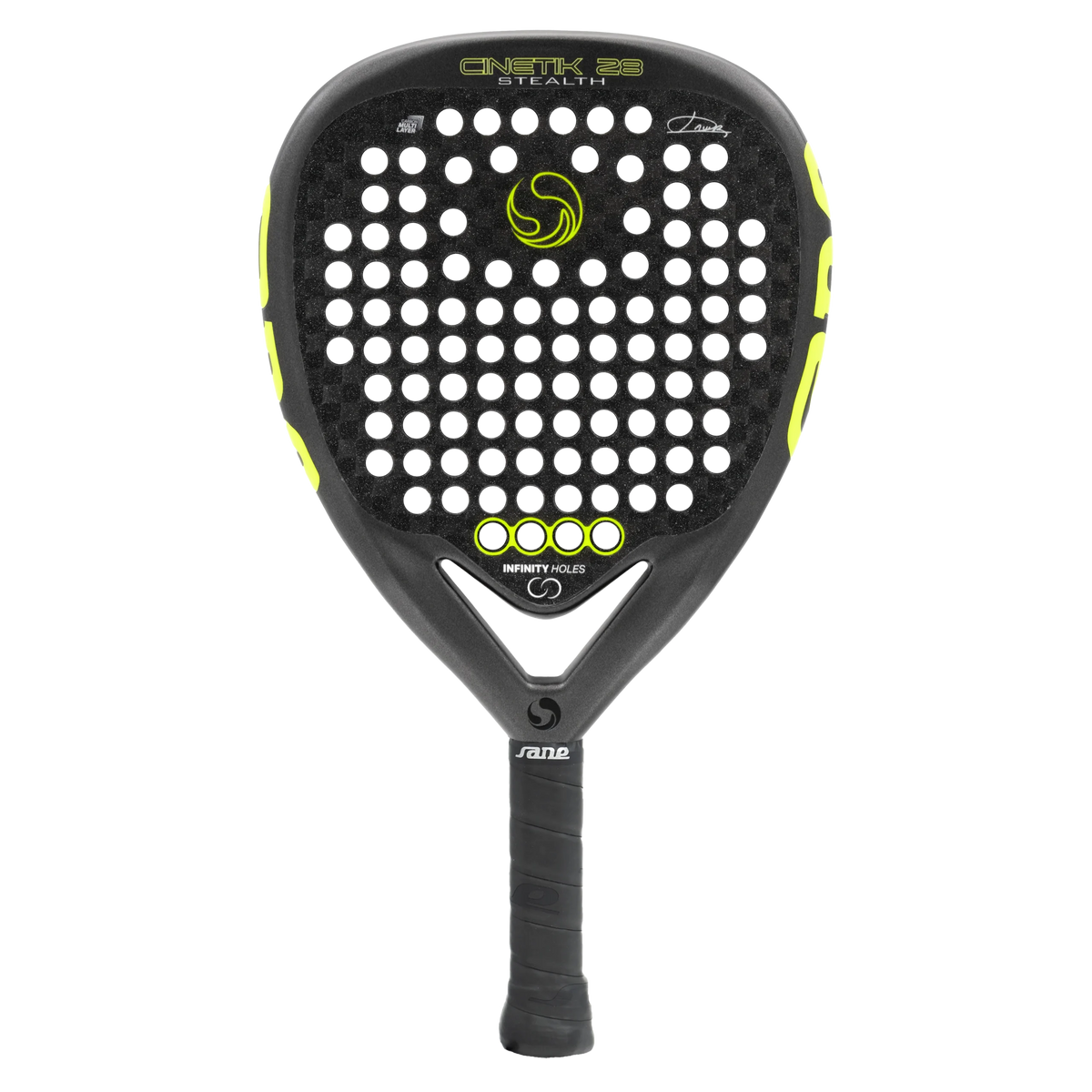 Sane Cinetik 28 Stealth by Javi Ruiz - Padel Racket