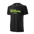 Wilson T-Shirt Padel Scrpt Cotton Tee II - Black