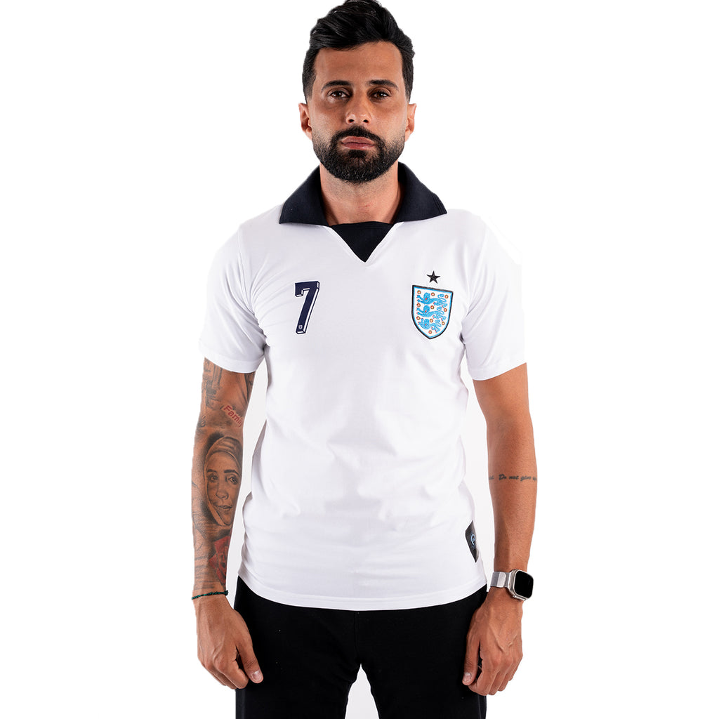 T-shirt Vintage England The Lions - White