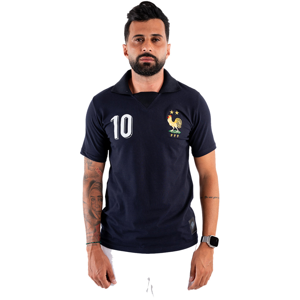 T-shirt Vintage France Les Blues - Blue