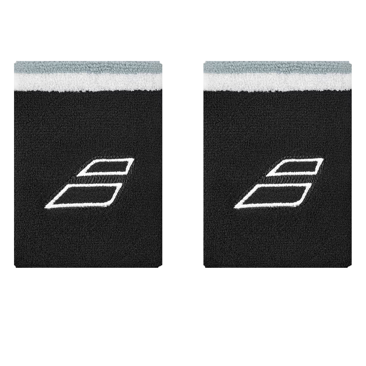 Babolat Wristband Terry Jumbo - Black/White