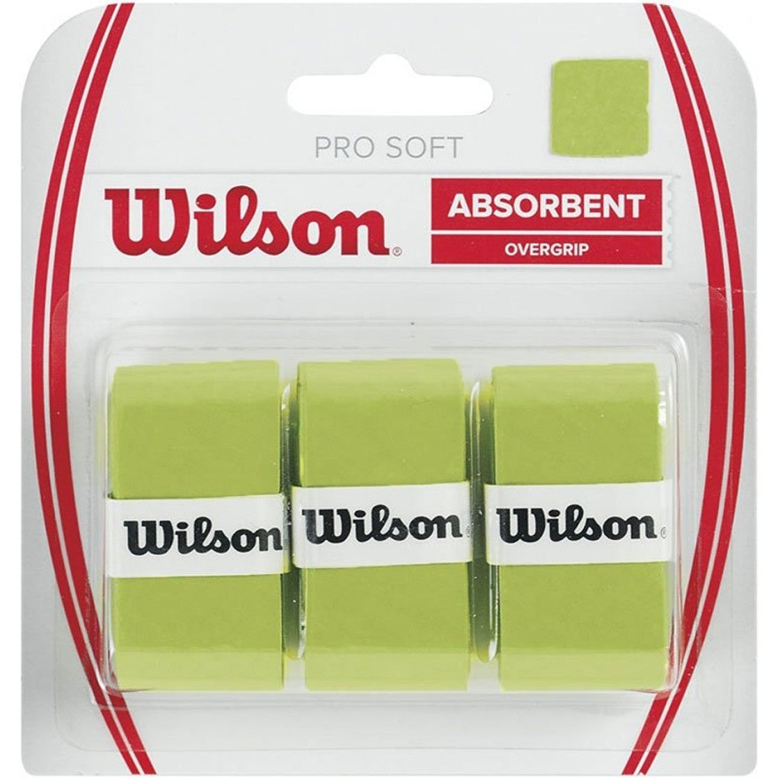 Wilson Overgrip Pro Soft X3 - Lime