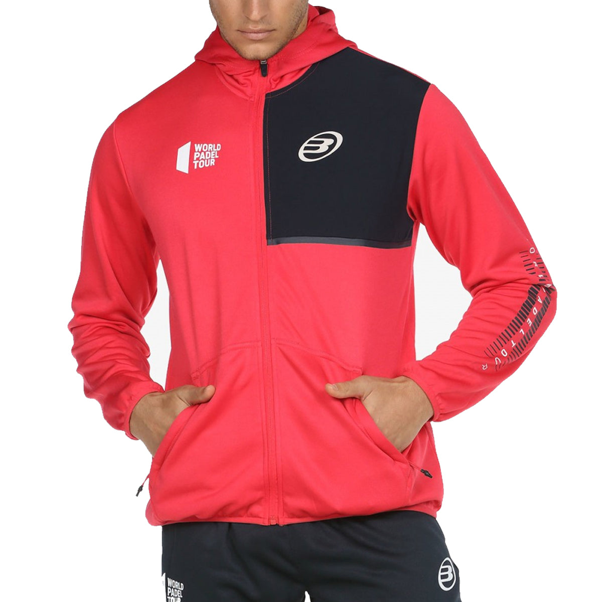 Bullpadel Hoodie WPT Rodicol - Crimson