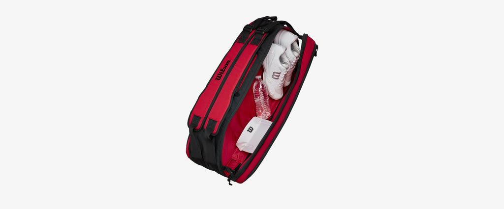 Wilson Padel Bag Super Tour 6PK Clash V2.0 - Red/Black