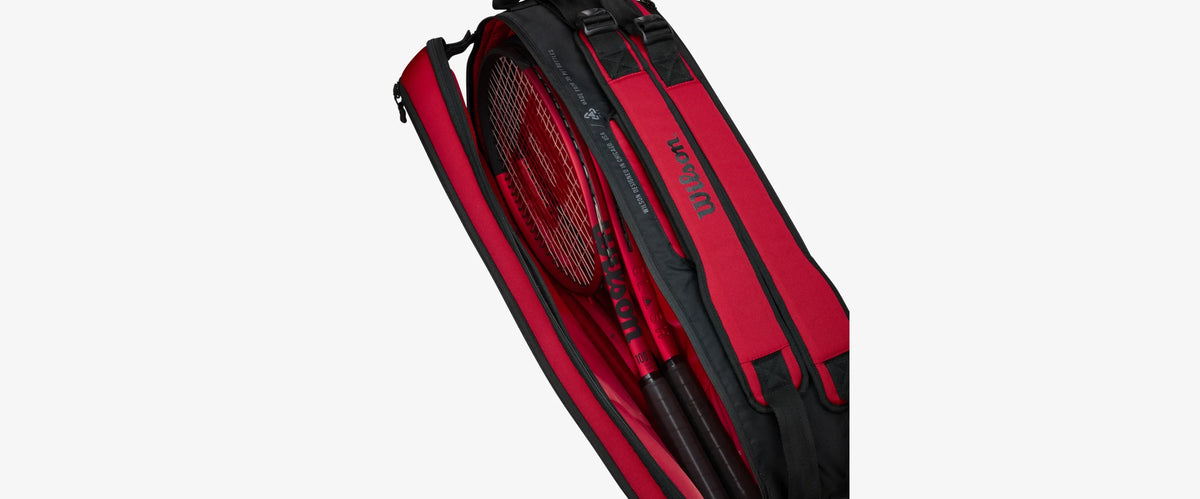 Wilson Padel Bag Super Tour 6PK Clash V2.0 - Red/Black