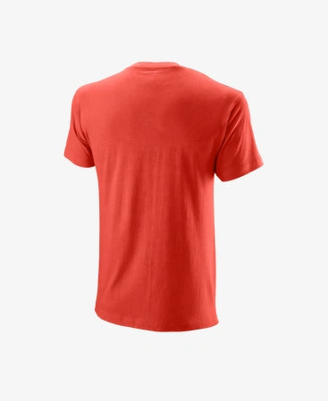 Wilson T-Shirt Padel Scrpt Cotton Tee II - Orange