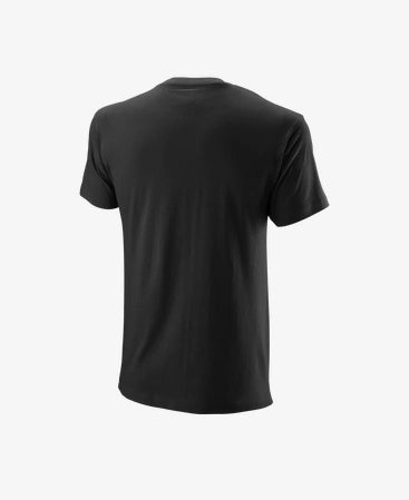 Wilson T-Shirt Padel Scrpt Cotton Tee II - Black