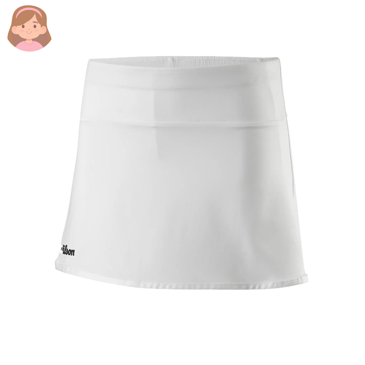 Wilson Skirt Team II 11 Girl - White