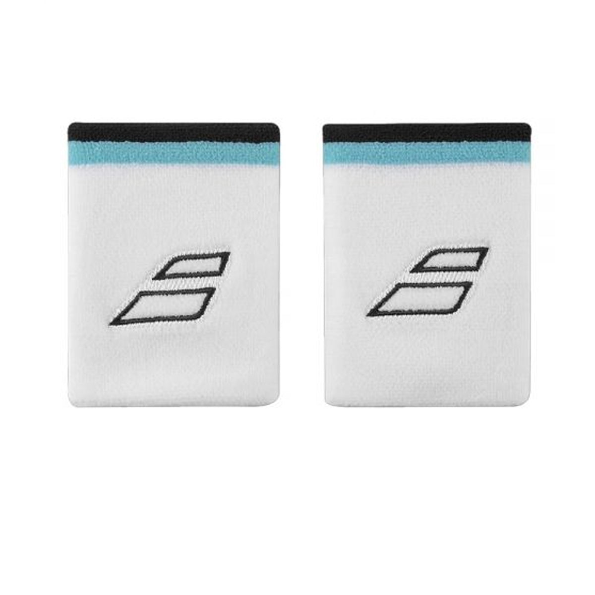 Babolat Wristband Terry Jumbo - White/Blue