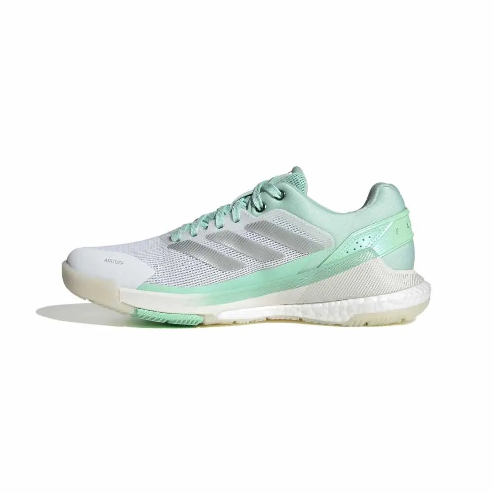 Adidas Crazyquick Boost Padel Shoes W 26 - Clear Mint/Silver Metallic/Pulse Mint