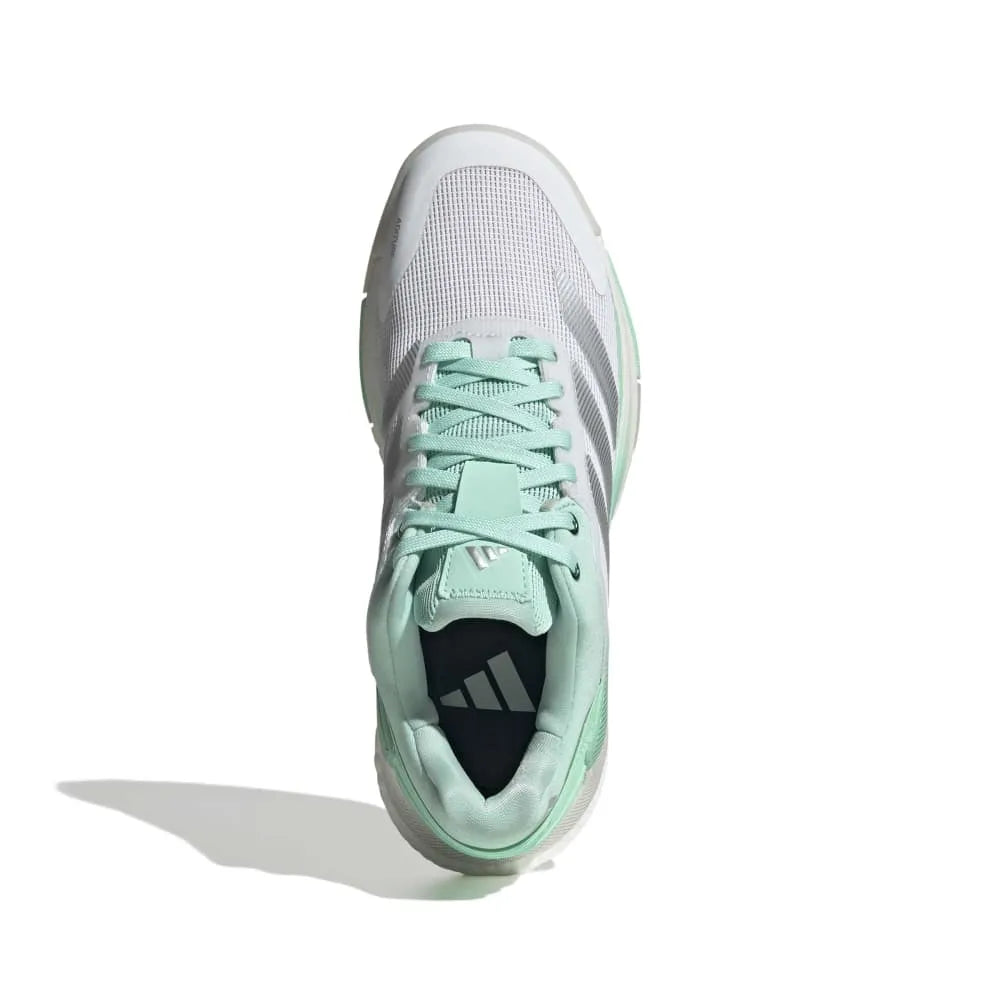 Adidas Crazyquick Boost Padel Shoes W 26 - Clear Mint/Silver Metallic/Pulse Mint