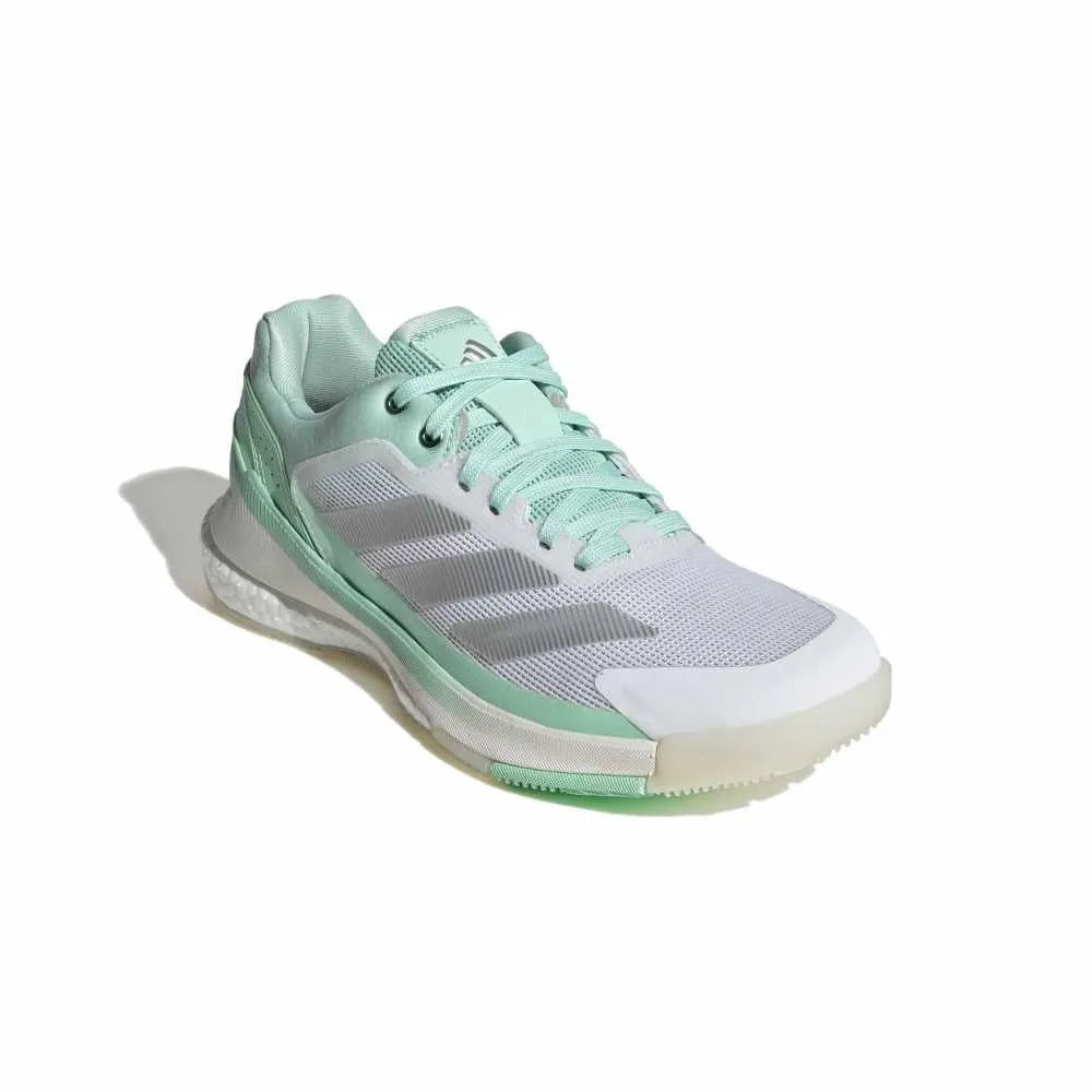 Adidas Crazyquick Boost Padel Shoes W 26 - Clear Mint/Silver Metallic/Pulse Mint