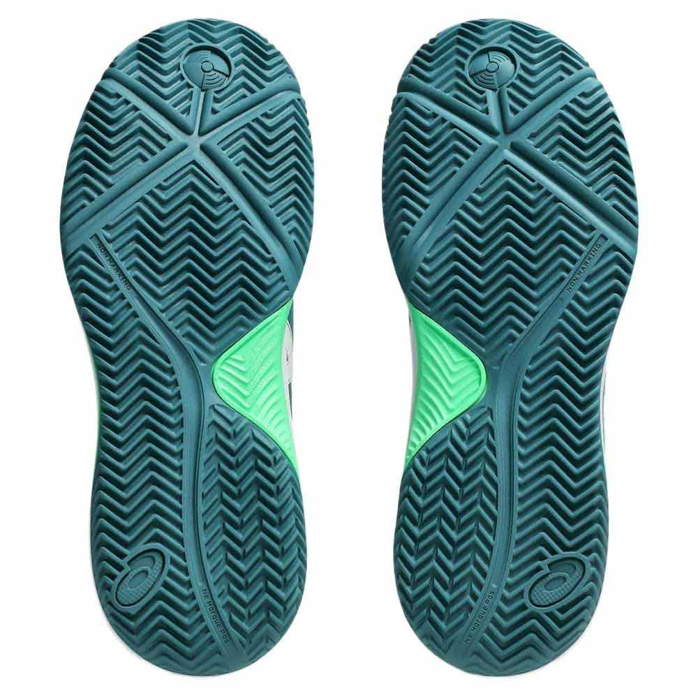 Asics Shoes Gel Dedicate 8 Padel GS Junior - Misty Pine / White