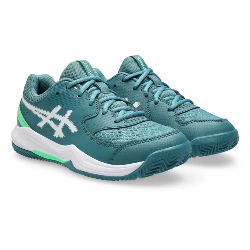 Asics Shoes Gel Dedicate 8 Padel GS Junior - Misty Pine / White