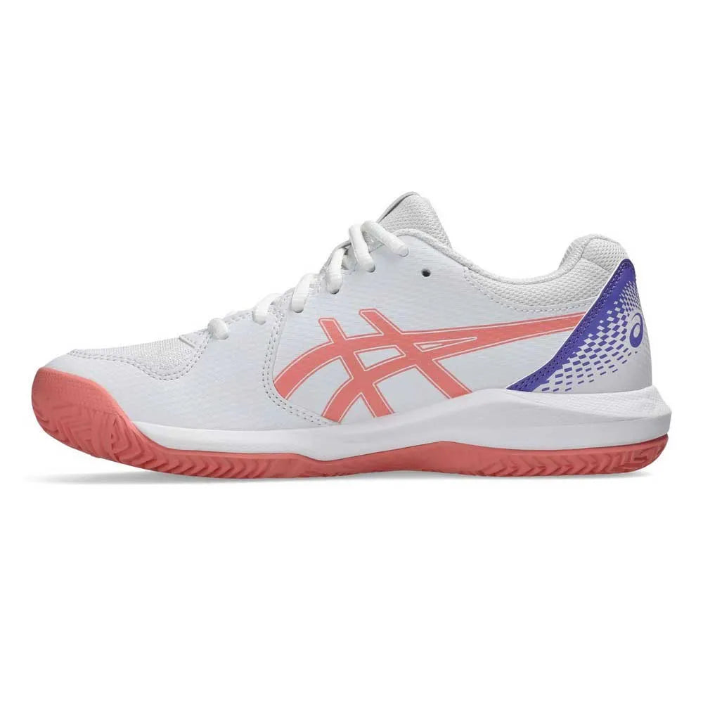 Asics Shoes Gel Dedicate 8 Padel - White/Guava
