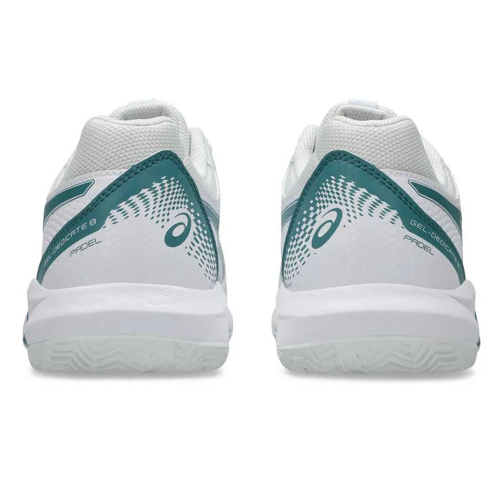 Asics Shoes Gel Dedicate 8 Padel - White / Misty Pine