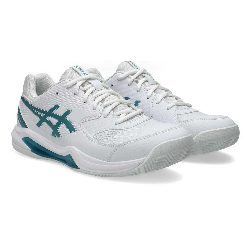 Asics Shoes Gel Dedicate 8 Padel - White / Misty Pine