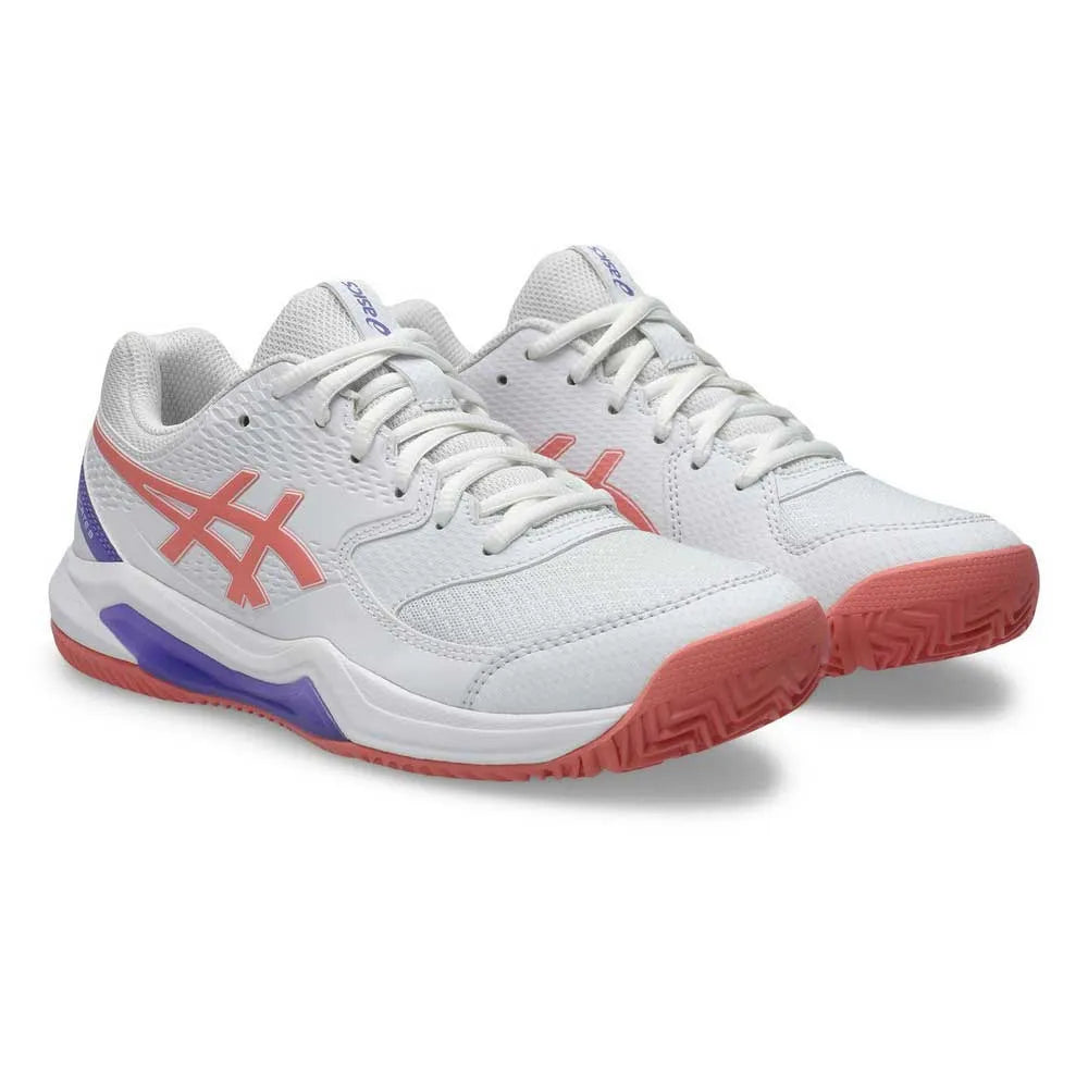 Asics Shoes Gel Dedicate 8 Padel - White/Guava