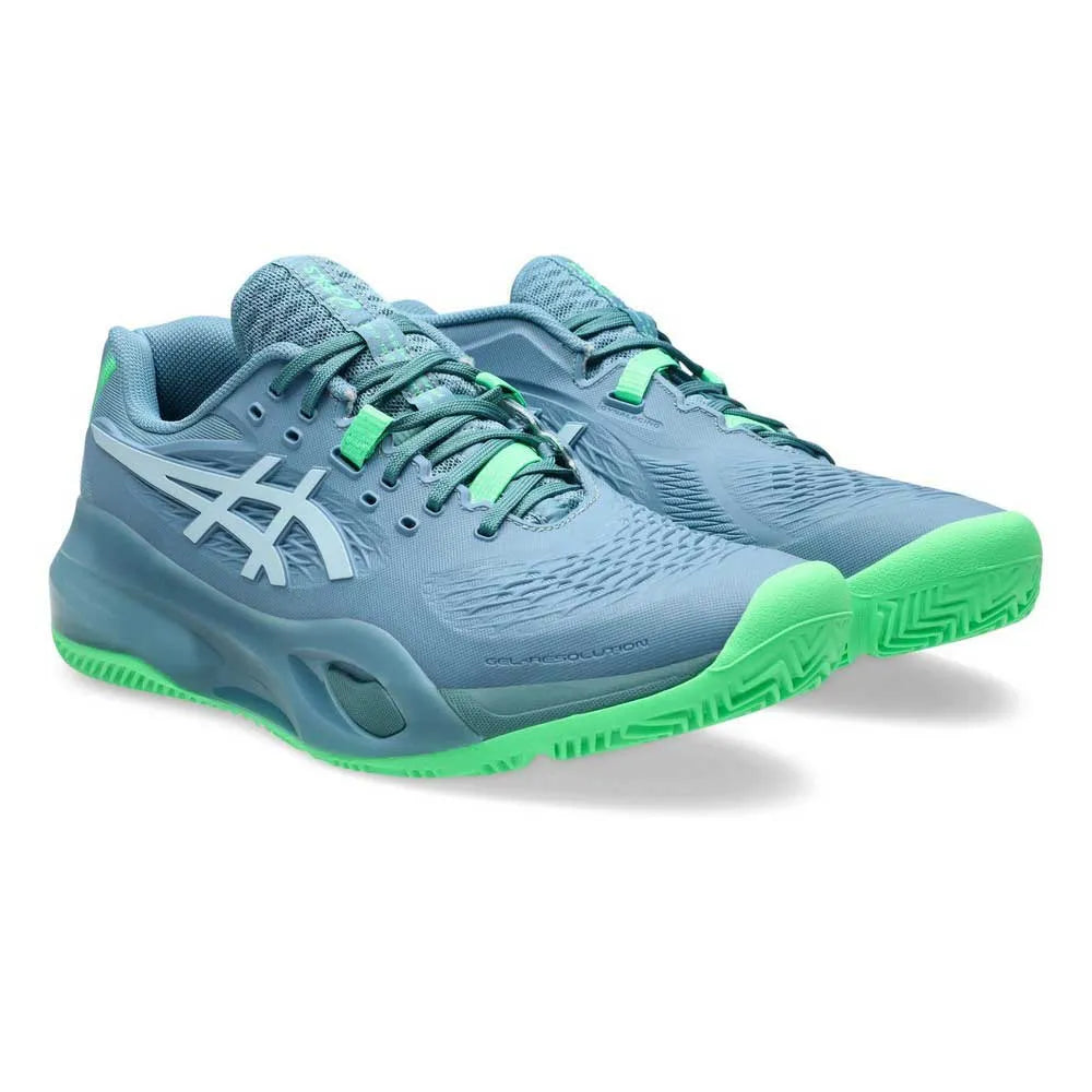 Asics Shoes Gel Resolution X Padel - Saba Blue / Cool Grey