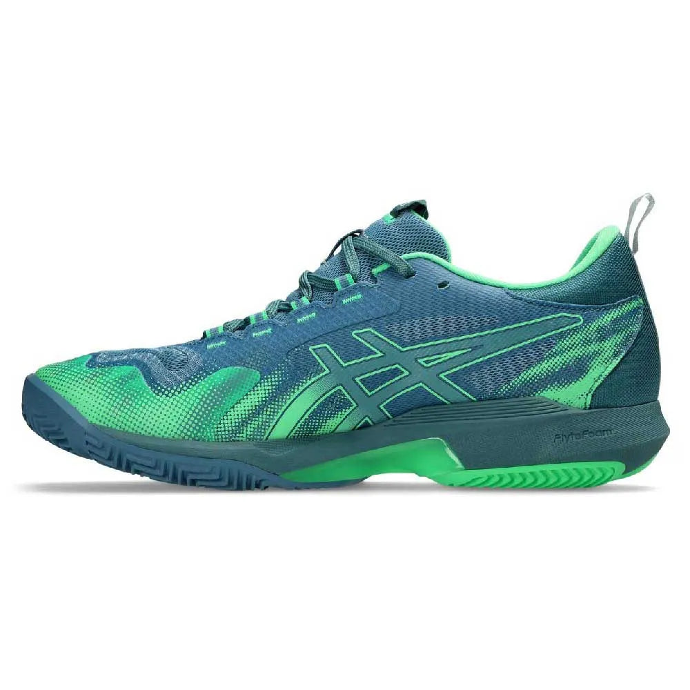 Asics Shoes SonicSmash FF - Saba Blue / Vital Green