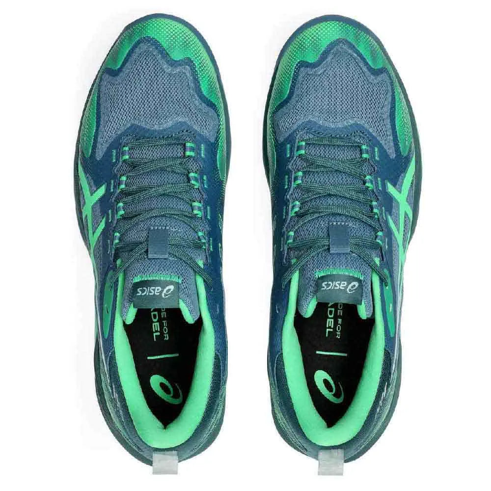 Asics Shoes SonicSmash FF - Saba Blue / Vital Green