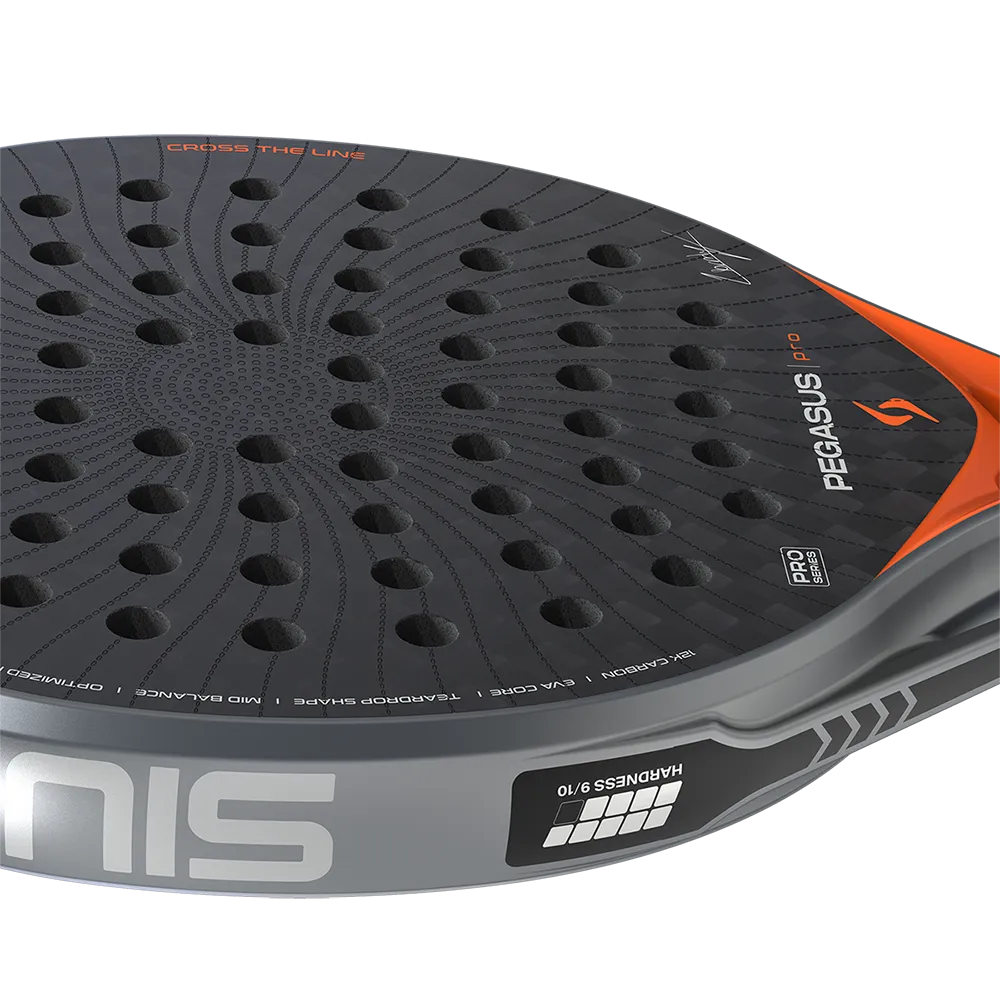 Siux Pegasus Pro 2026 - Lava Orange - Padel Racket