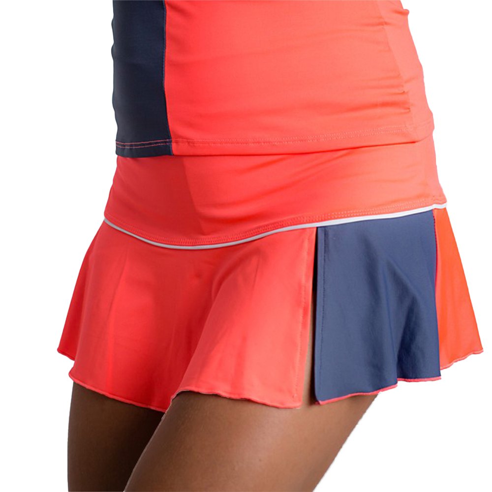 Belen Berbel Skirt Carlin - Coral/Grey