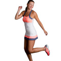 Belen Berbel Skirt Nube - White/Blue/Coral