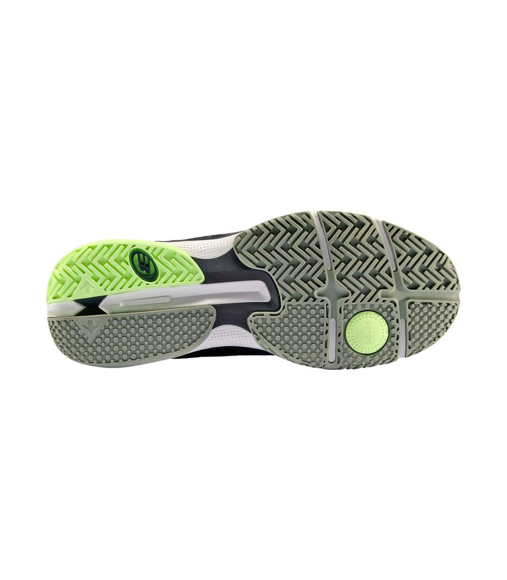 Bullpadel Shoes Flow 24V - Black / Eucalyptus