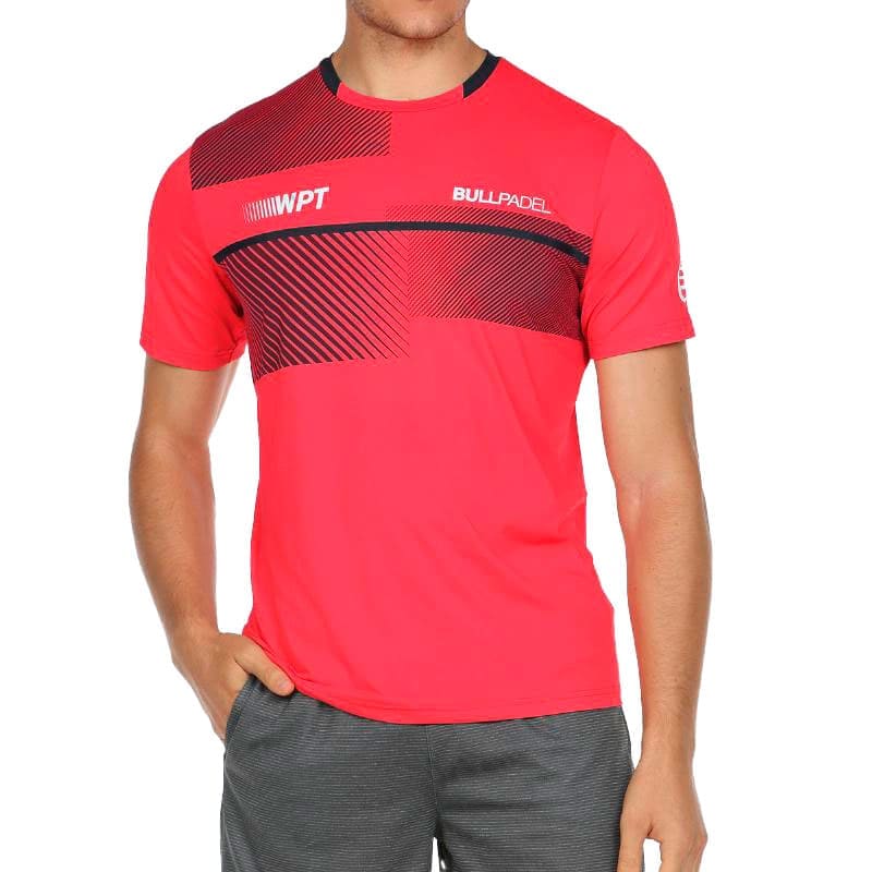 Bullpadel T-Shirt WPT Redullu - Crimson