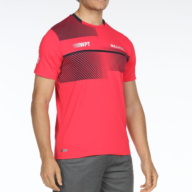 Bullpadel T-Shirt WPT Redullu - Crimson