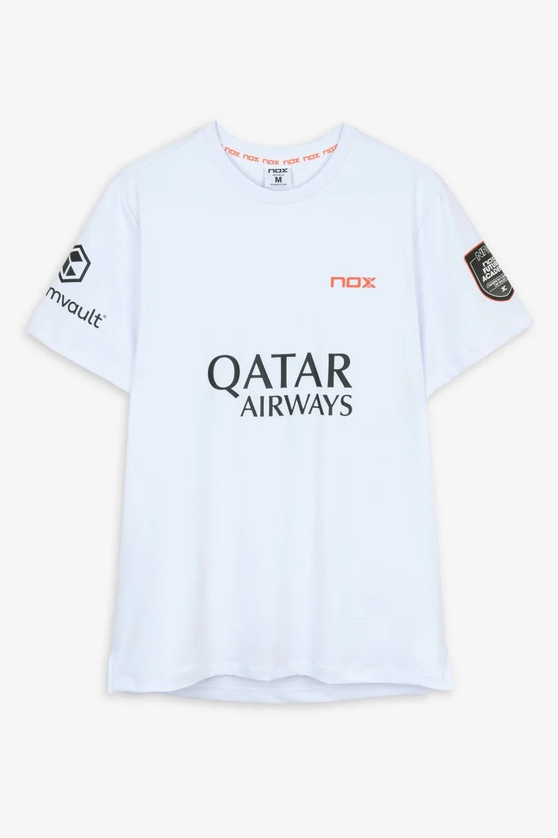 Nox T-Shirt AT10 Sponsors 2026 - White