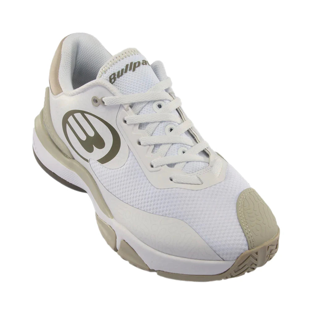 Bullpadel Shoes Flow Hybrid 22I - White/Khaki