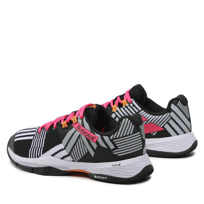 Babolat Shoes Sensa - Black/Roseberry