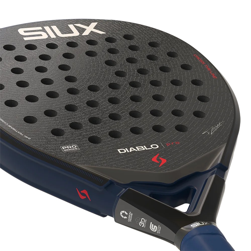 Siux Diablo Revolution Pro Night 2026 - Blue - Padel Racket