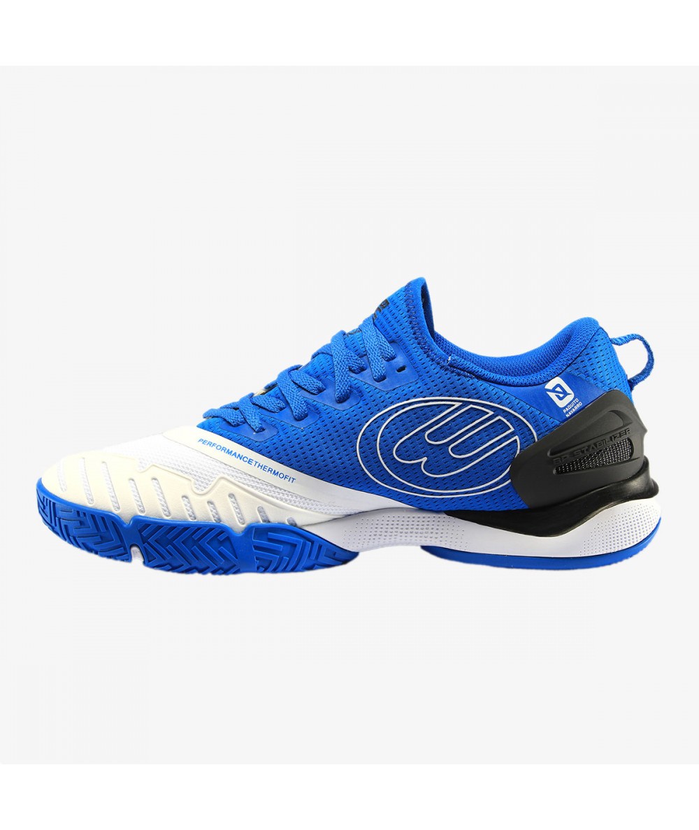 Bullpadel Shoes Hack Hybrid Fly 22v - White/Blue