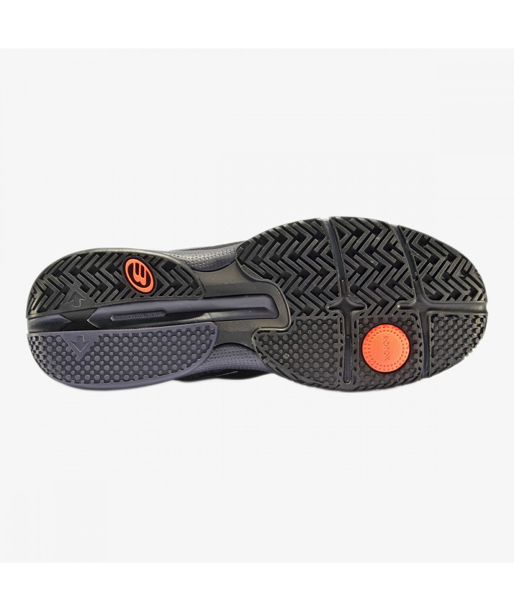 Bullpadel Shoes Vertex Hybrid Fly 22I - Black/Grey