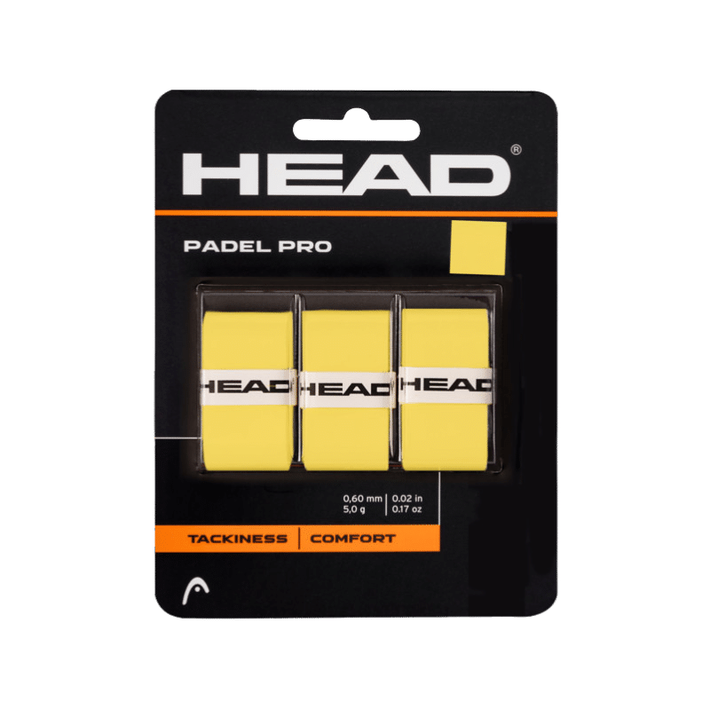 Head Overgrip Padel Pro x3 - Yellow