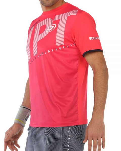 Bullpadel T-Shirt WPT Riter - Crimson