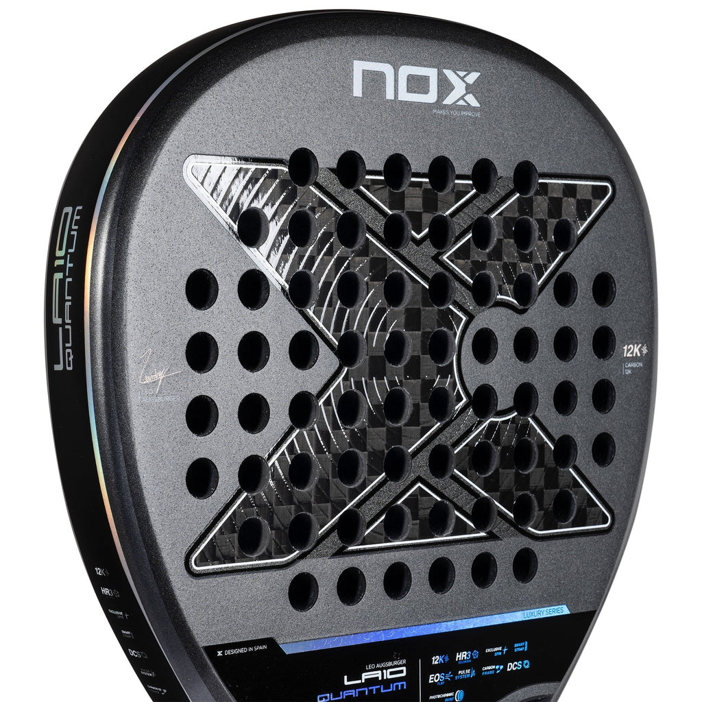 Nox LA10 Quantum 12k By Leo Augsburger 25 - Padel Racket
