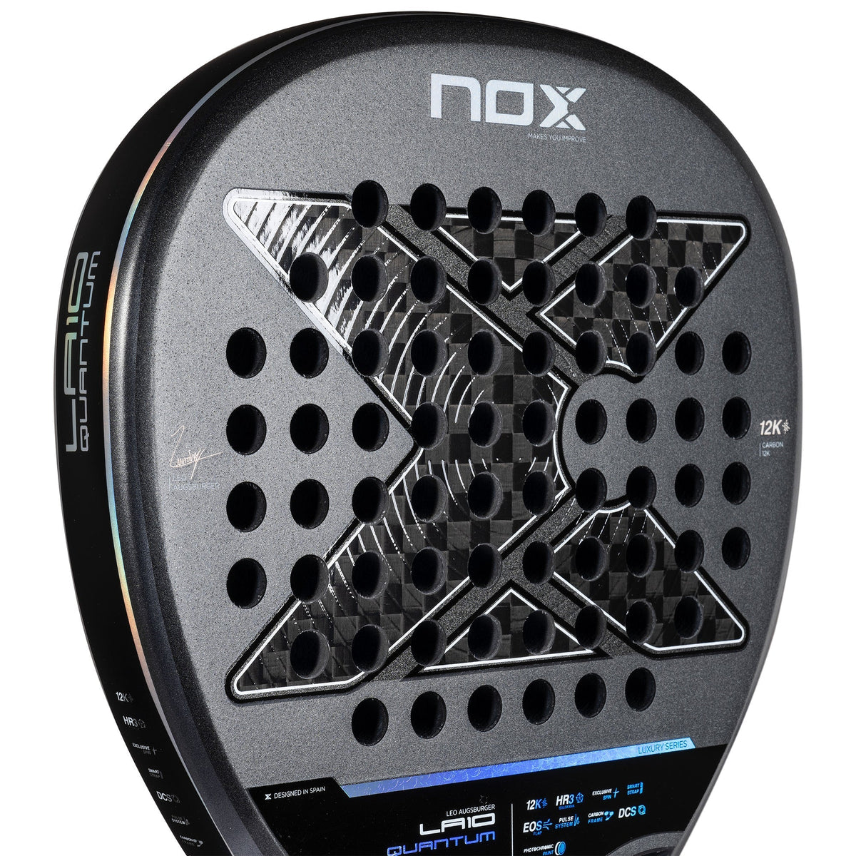 Nox LA10 Quantum 12k By Leo Augsburger 25 - Padel Racket