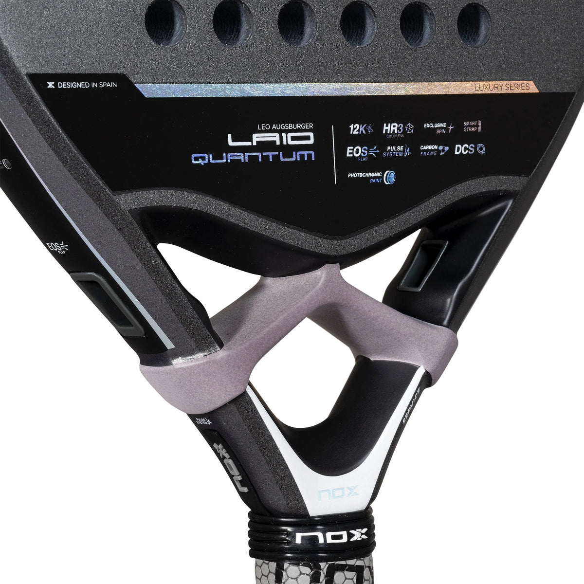 Nox LA10 Quantum 12k By Leo Augsburger 25 - Padel Racket
