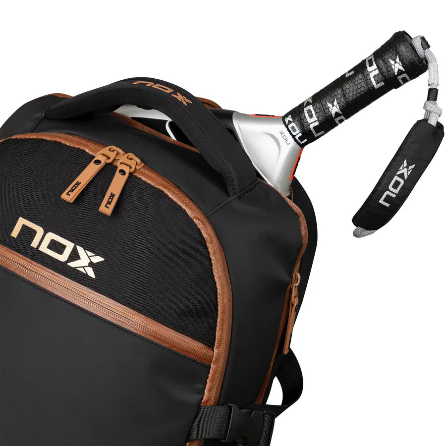 Nox Luxury Open Series Backpack - Black/Brown
